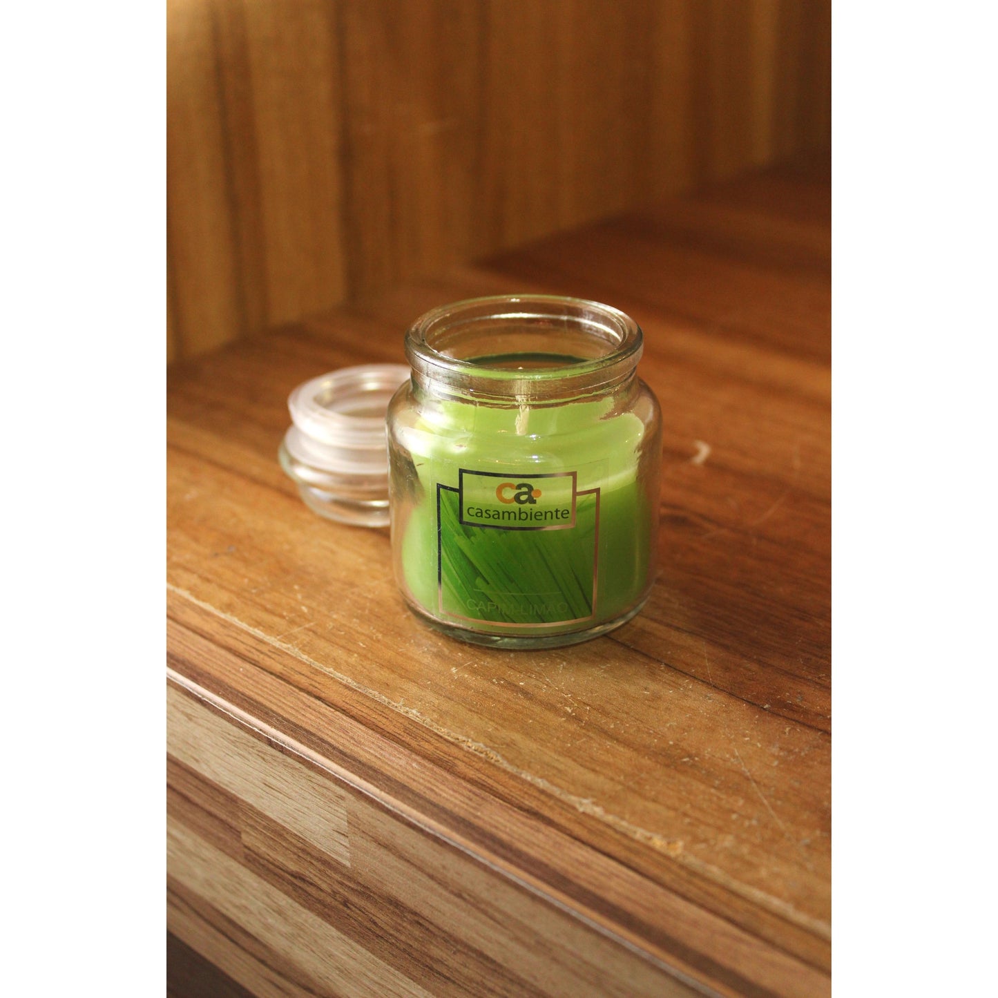 Vela Aromática Perfumada Castiçal Vidro Decorativa - 75g