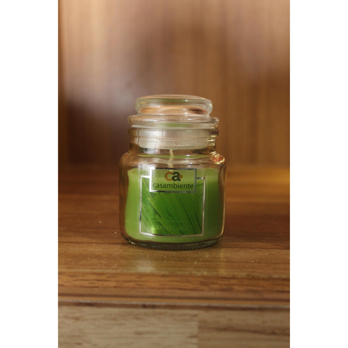 Vela Aromática Perfumada Castiçal Vidro Decorativa - 75g