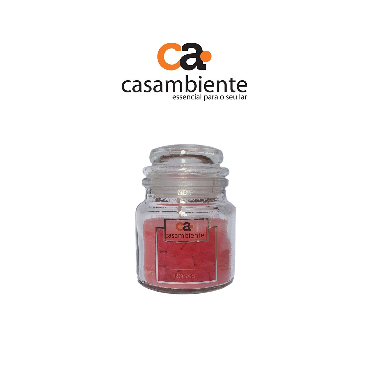 Vela Aromática Perfumada Castiçal Vidro Decorativa - 75g