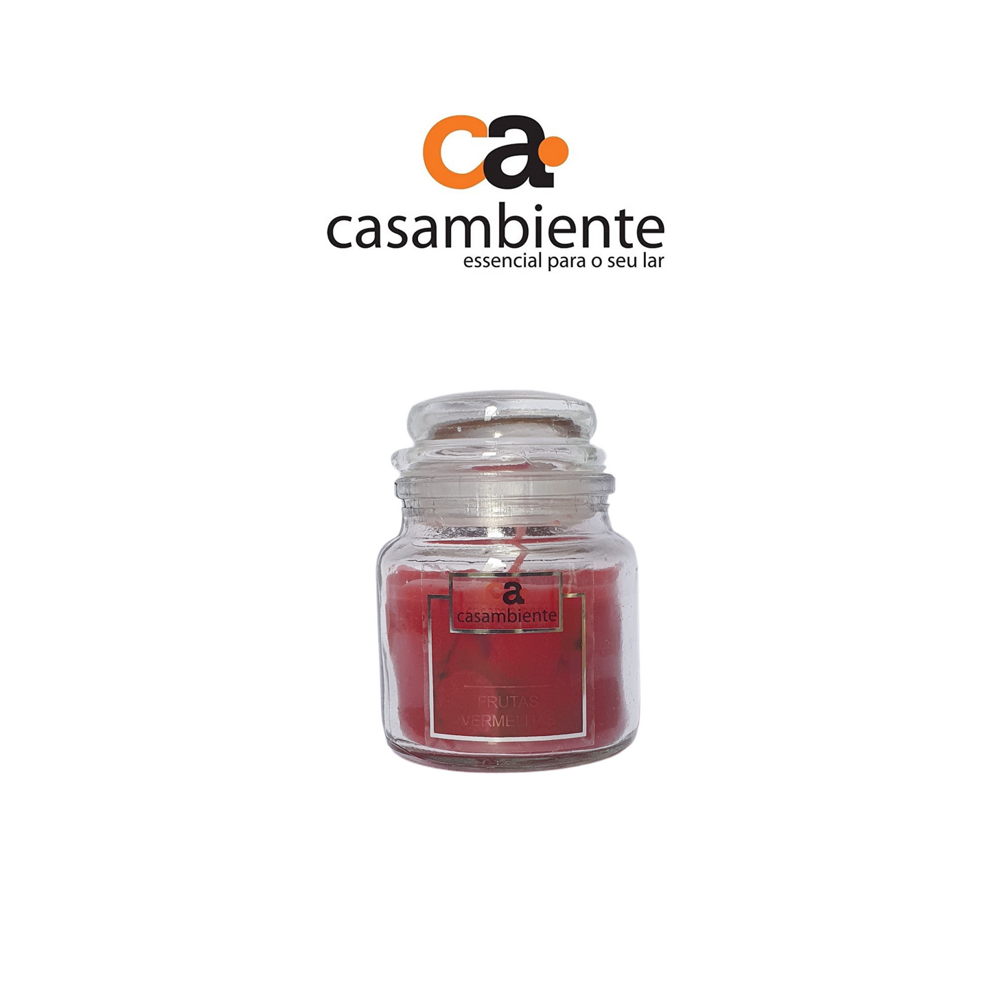 Vela Aromática Perfumada Castiçal Vidro Decorativa - 75g