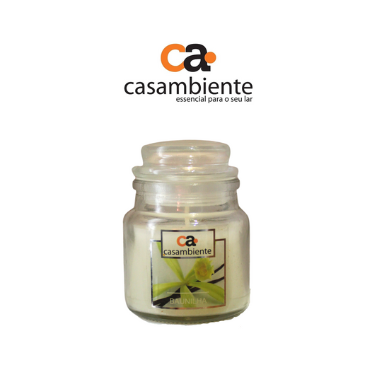Vela Aromática Perfumada Castiçal Vidro Decorativa - 75g