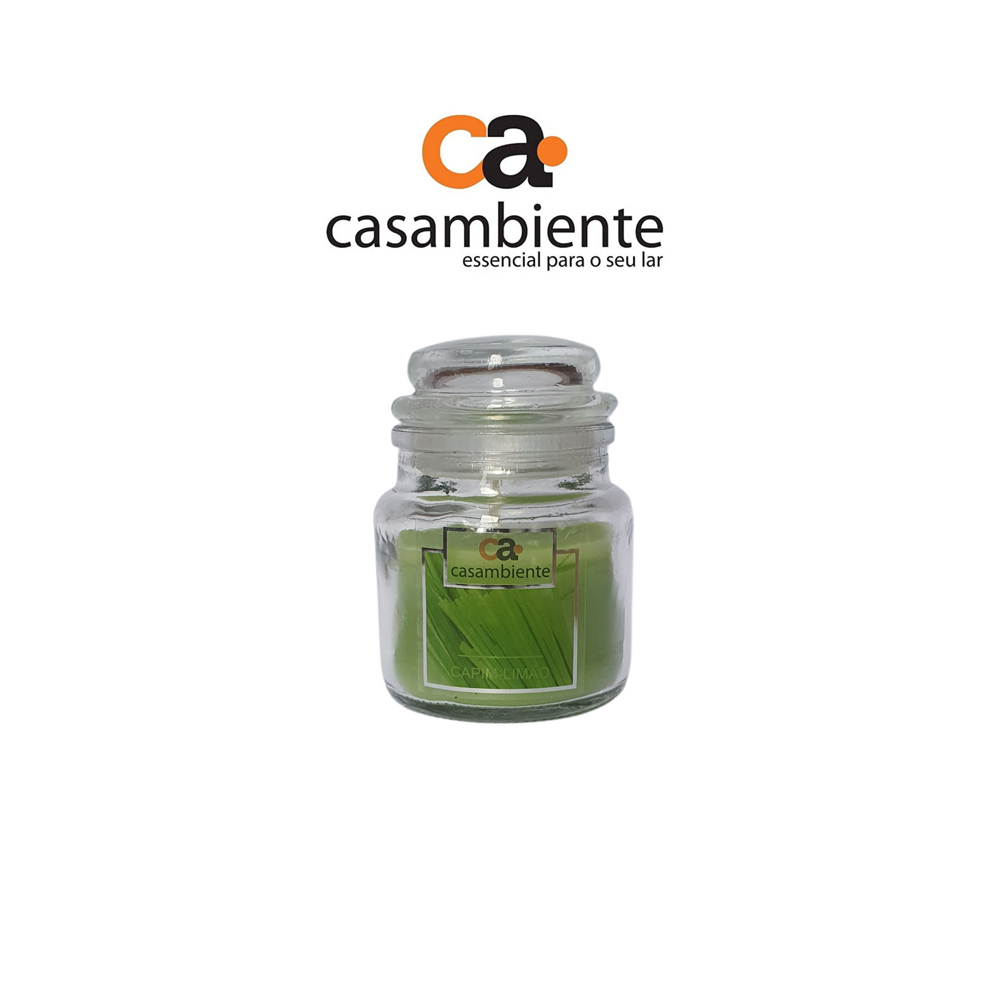 Vela Aromática Perfumada Castiçal Vidro Decorativa - 75g