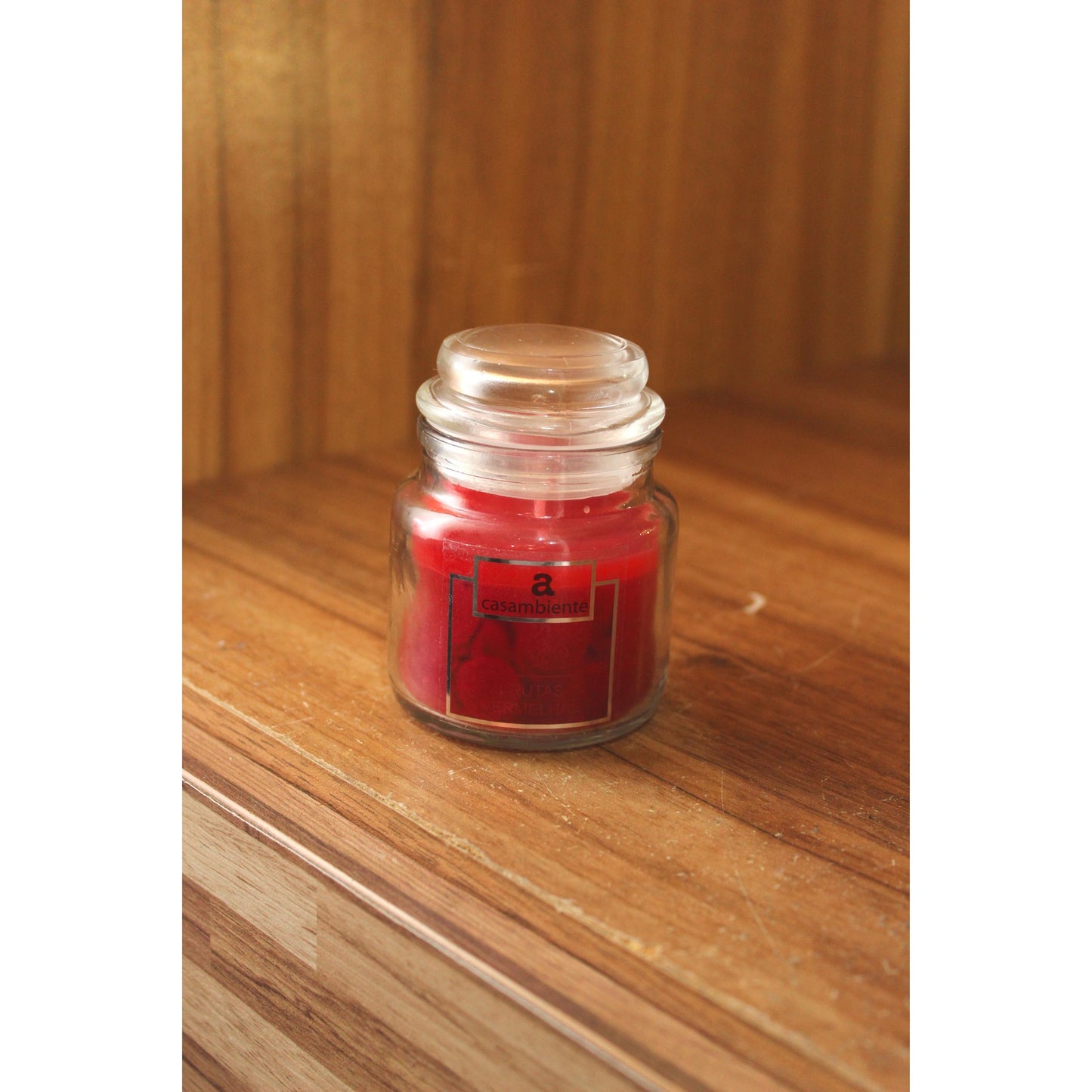 Vela Aromática Perfumada Castiçal Vidro Decorativa - 75g