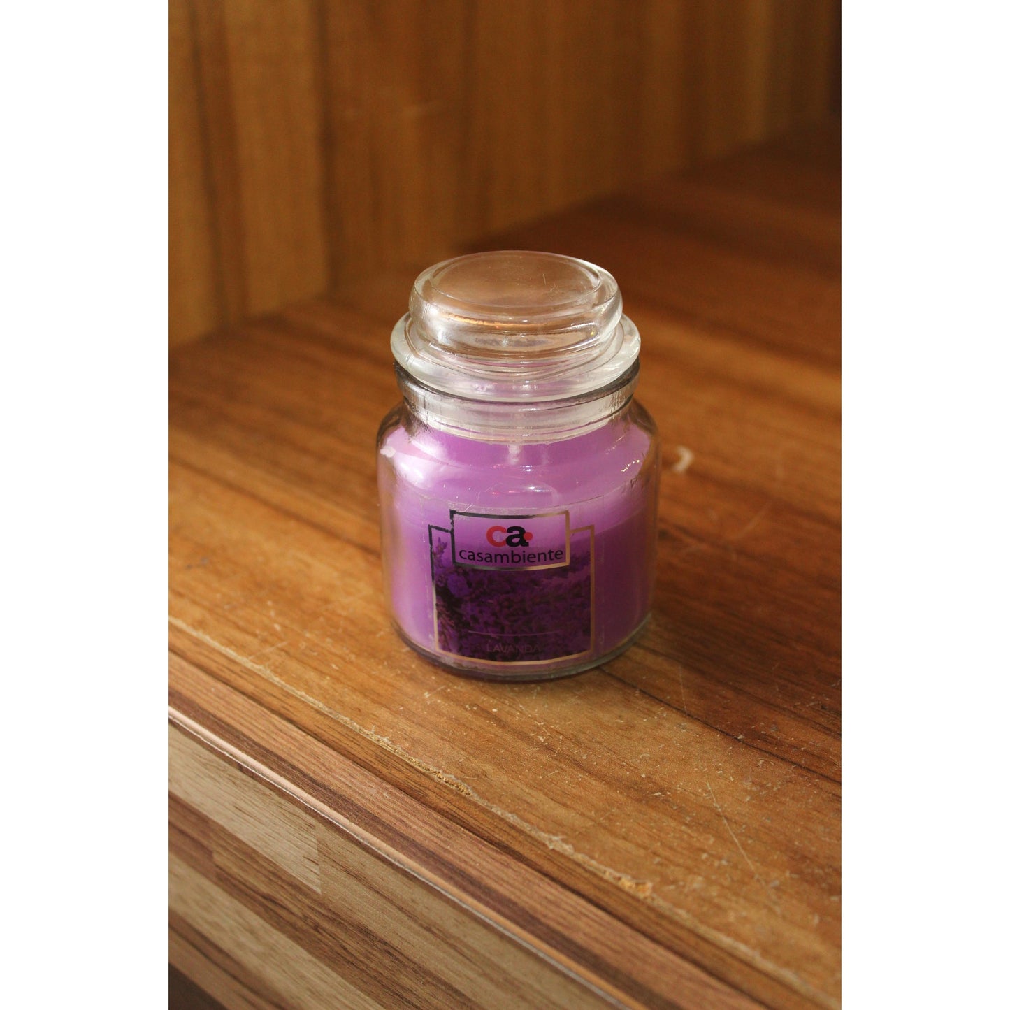 Vela Aromática Perfumada Castiçal Vidro Decorativa - 75g