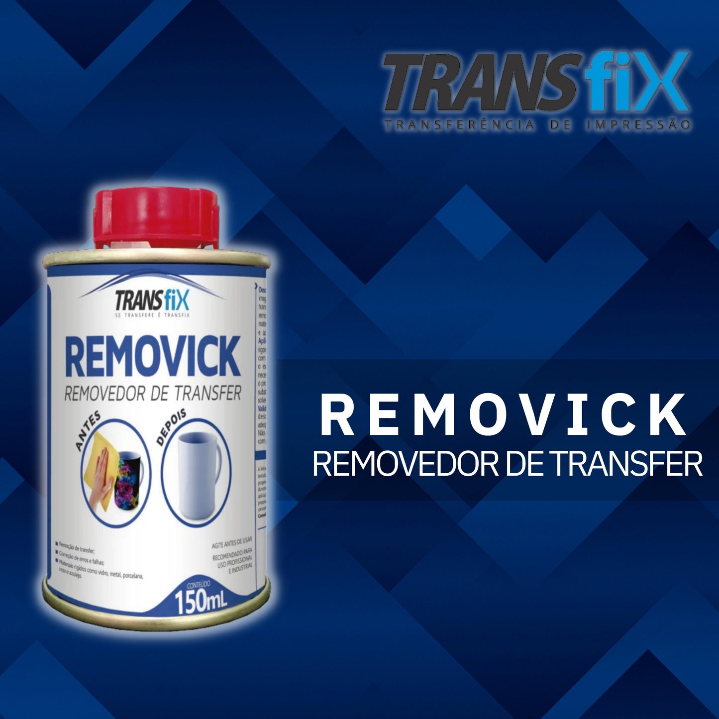 Removedor De Transfer Laser Removick Transfix  - 150ml