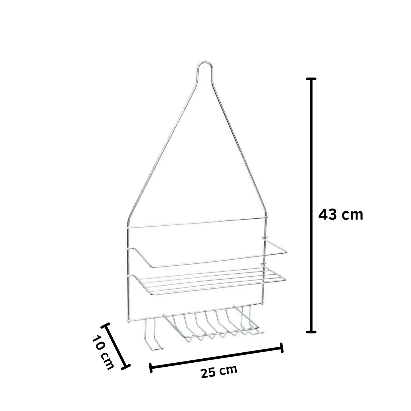 Suporte Porta Shampoo Saboneteira De Banheiro Metal Torneira