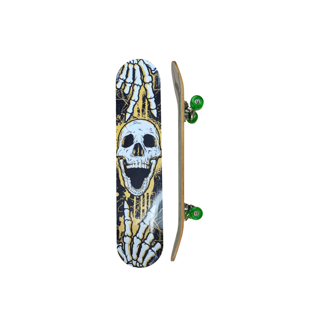 Skate Madeira Montado Brinquedo Radical Infantil Grande 78cm