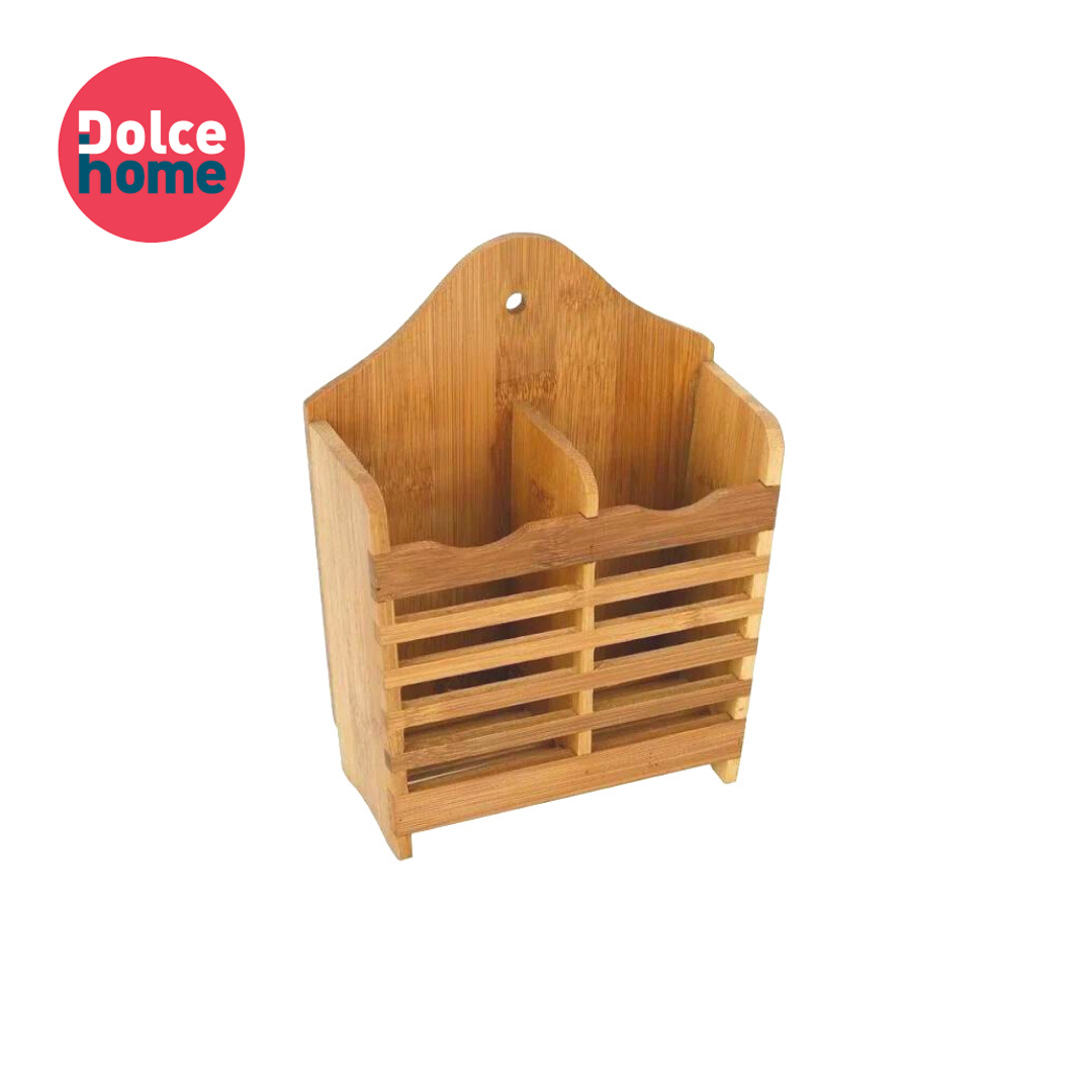 Tábua De Corte De Bambu 30x20 + Suporte De Bambu Dolce Home
