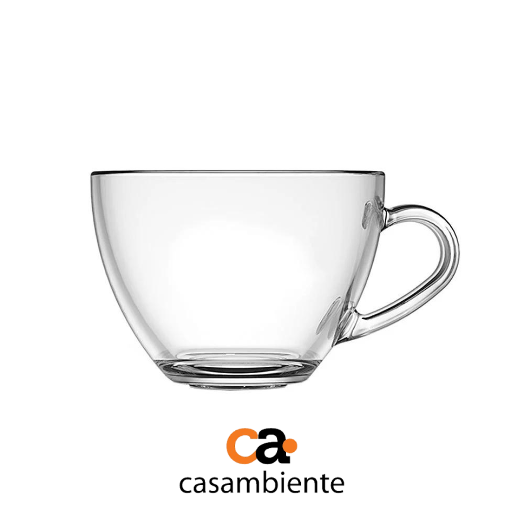 Xícaras De Vidro Café Chá Nespresso Dolce Gusto 235 Ml 6 Uni