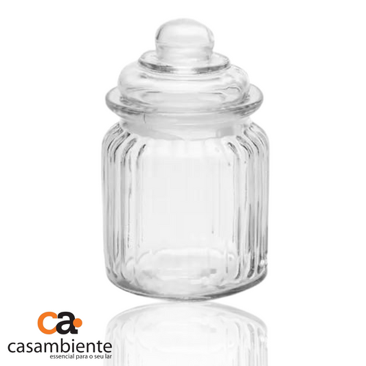 Pote De Vidro Porta Mantimento Tampa Hermética 1000 Ml