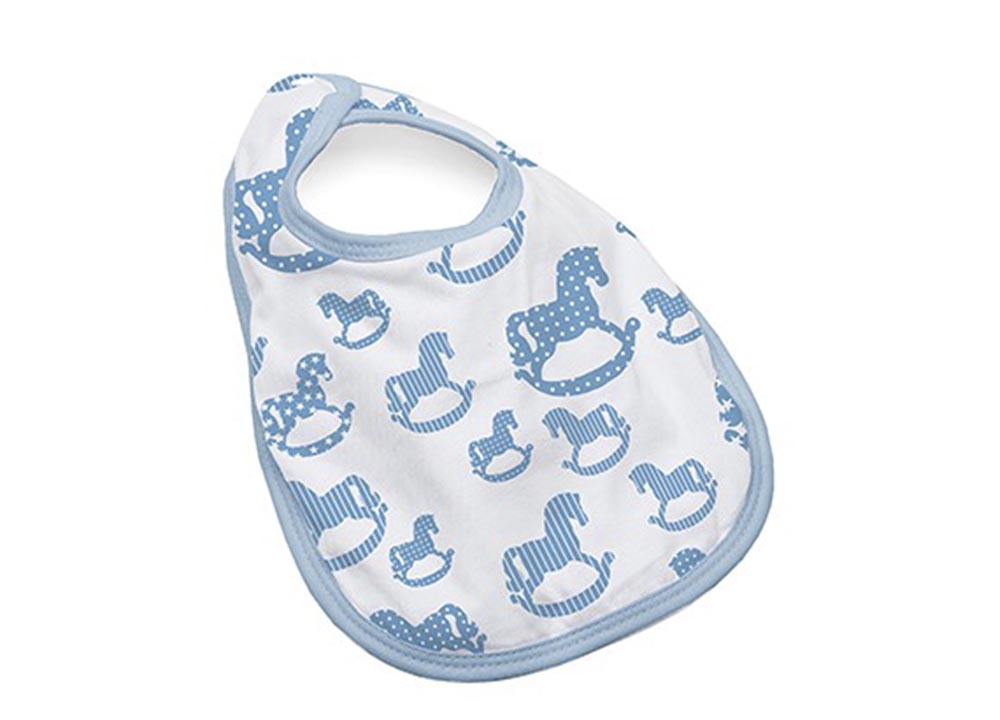 Babador De Bebe Impermeável Malha Kinder 22x32cm