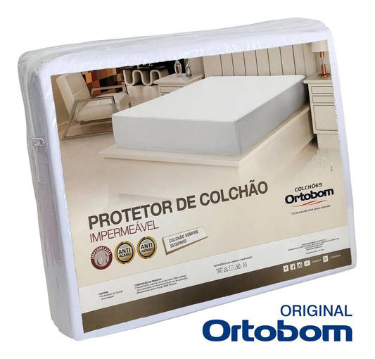 Capa Protetor De Colchão Queen Impermeável Ortobom