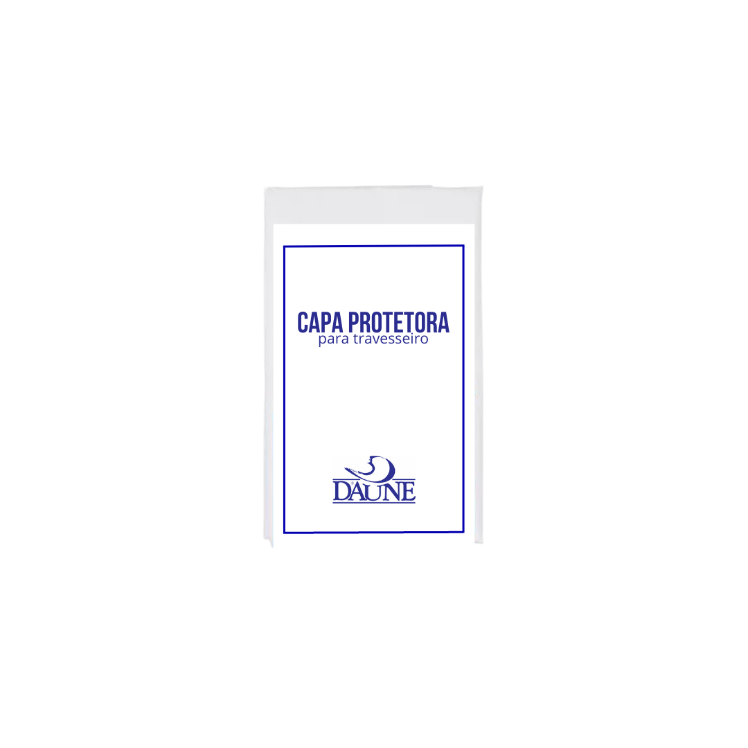 Capa Travesseiro Impermeável Algodão 200 Fios Daune 50x70cm