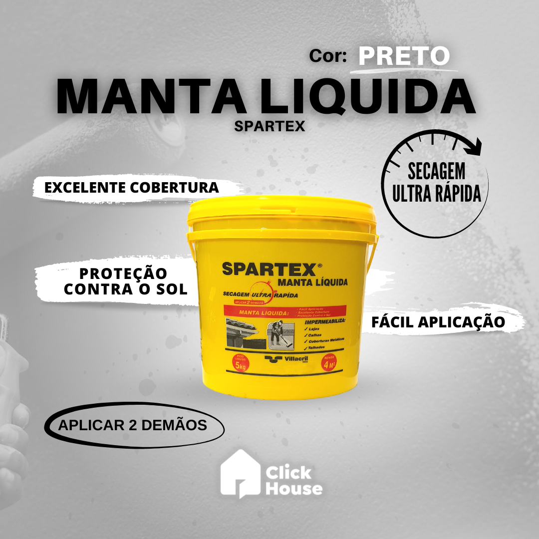 Manta Liquida Impermeabilizante Laje Telha Flexível 5 Kg