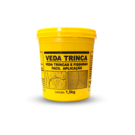 Selante Acrílico Anti Trincas E Fissuras Veda Trinca 1,5 Kg