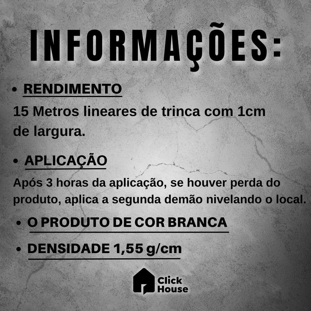 Veda Trinca Selante Acrílico Anti Trincas E Fissuras 280g