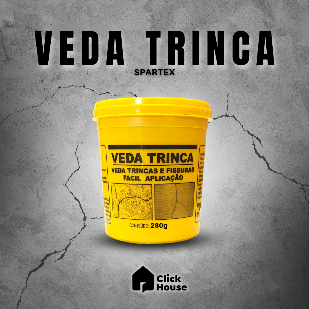 Veda Trinca Selante Acrílico Anti Trincas E Fissuras 280g
