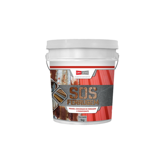 Sos Anti Ferrugem Convertedor De Ferrugem Primer 1 Kg