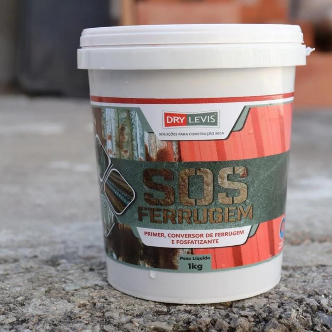 Sos Anti Ferrugem Convertedor De Ferrugem Primer 1 Kg