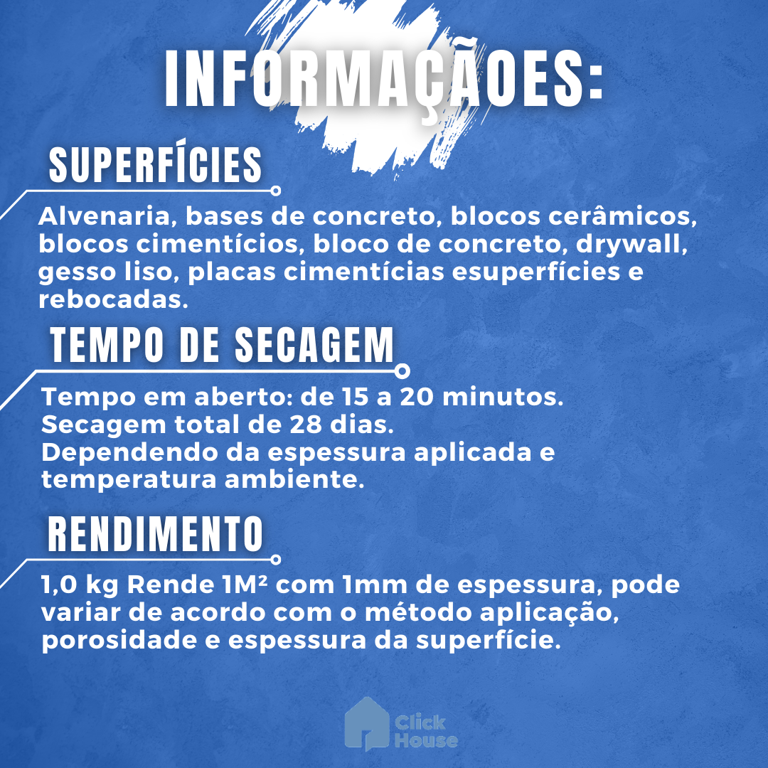 Massa Acrílica Impermeável Parede Interno Externo 4 Kg