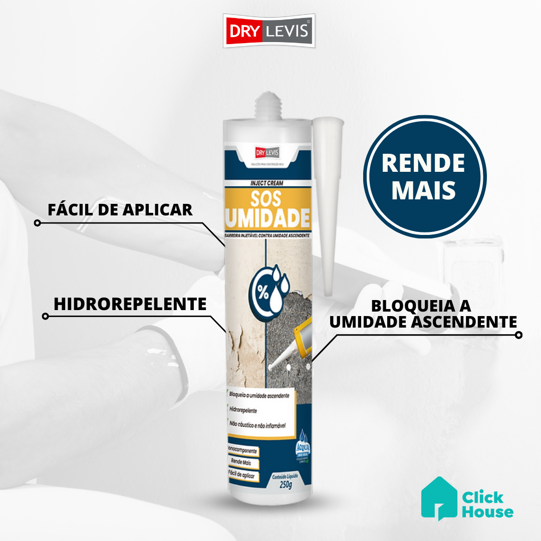 Sos Umidade Bisnaga Anti Umidade 250g Dry Levis