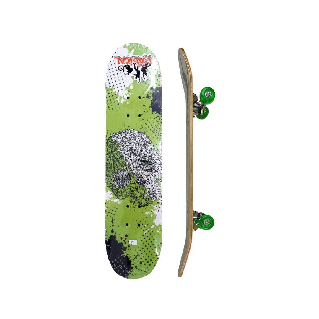 Skate Madeira Montado Brinquedo Radical Infantil Médio 60cm