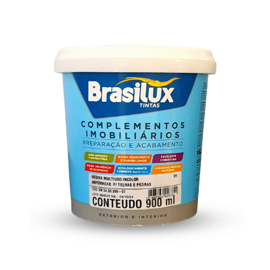 Resina Multiuso Incolor Impermeabilizante Base Água 900ml
