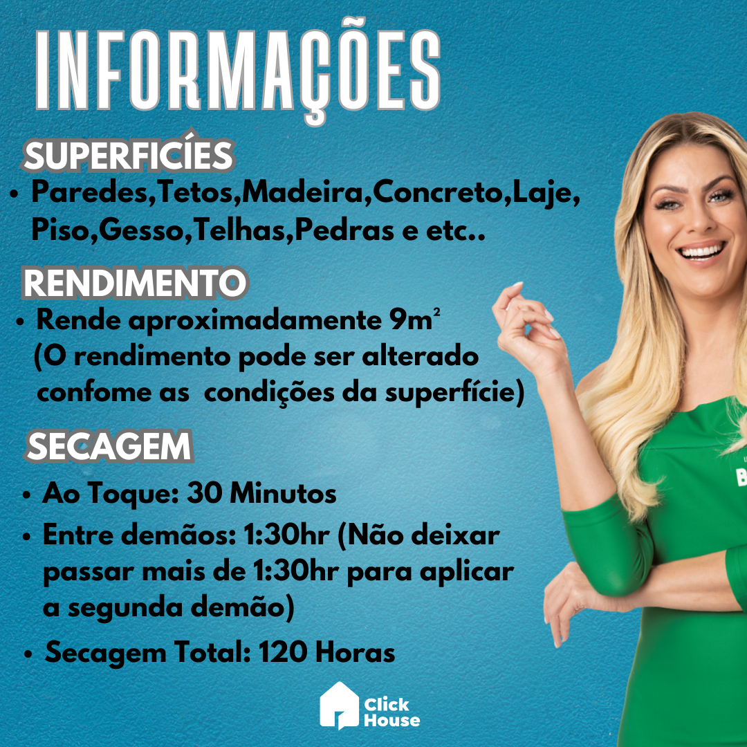 Resina Multiuso Incolor Impermeabilizante Base Água 900ml