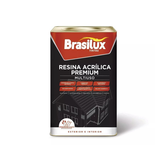 Resina Multiuso Impermeabilizante Base Água Incolor 18 L Acabamento Brilhante E Fosco