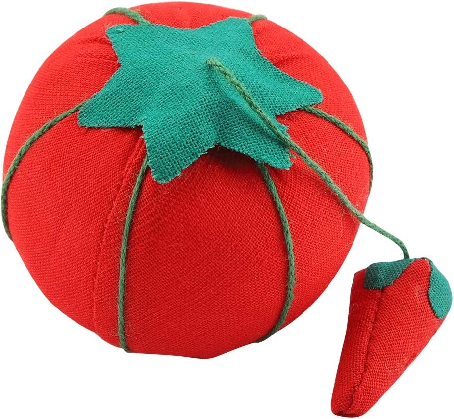 Alfineteira Almofada Tomate Para Alfinetes 5 Cm 12 Unidades
