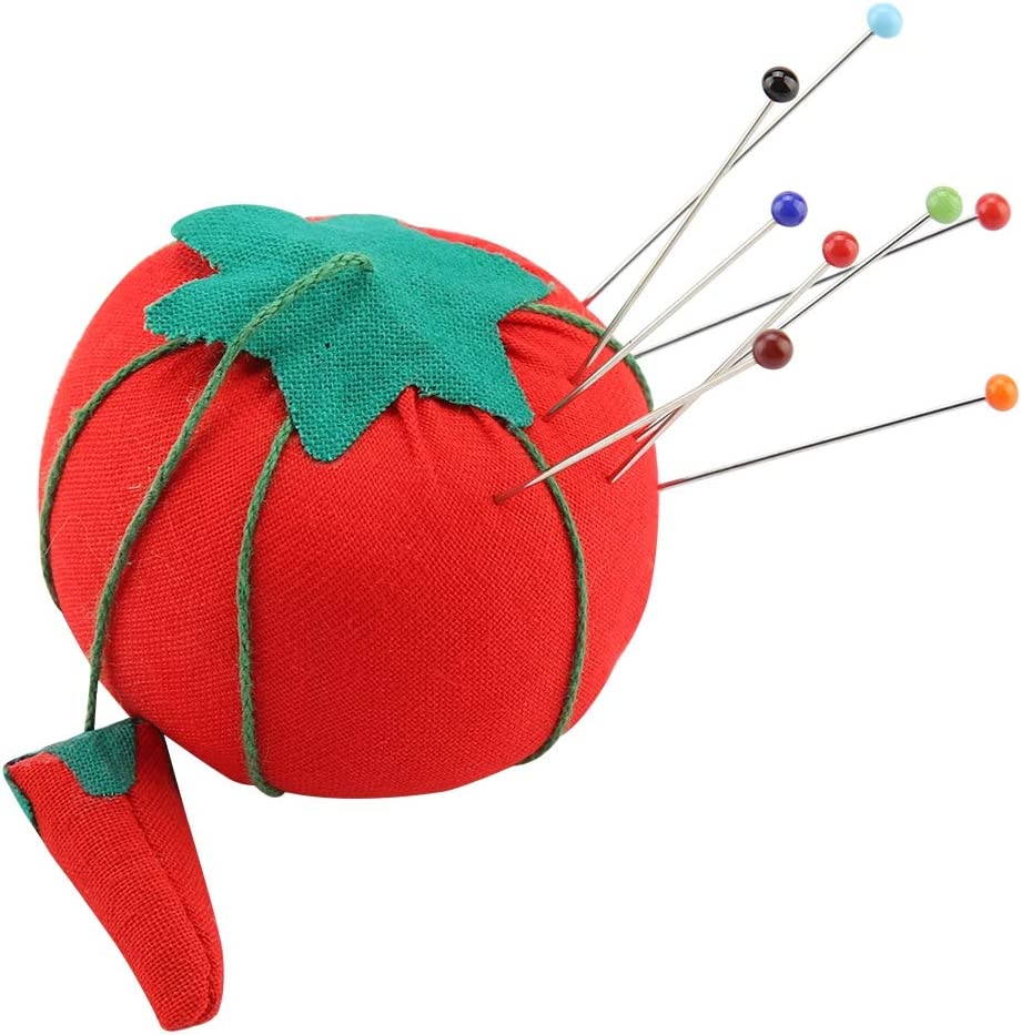 Alfinete Bolinha Colorida 40 Un + Alfineteira Almofada 1 Un