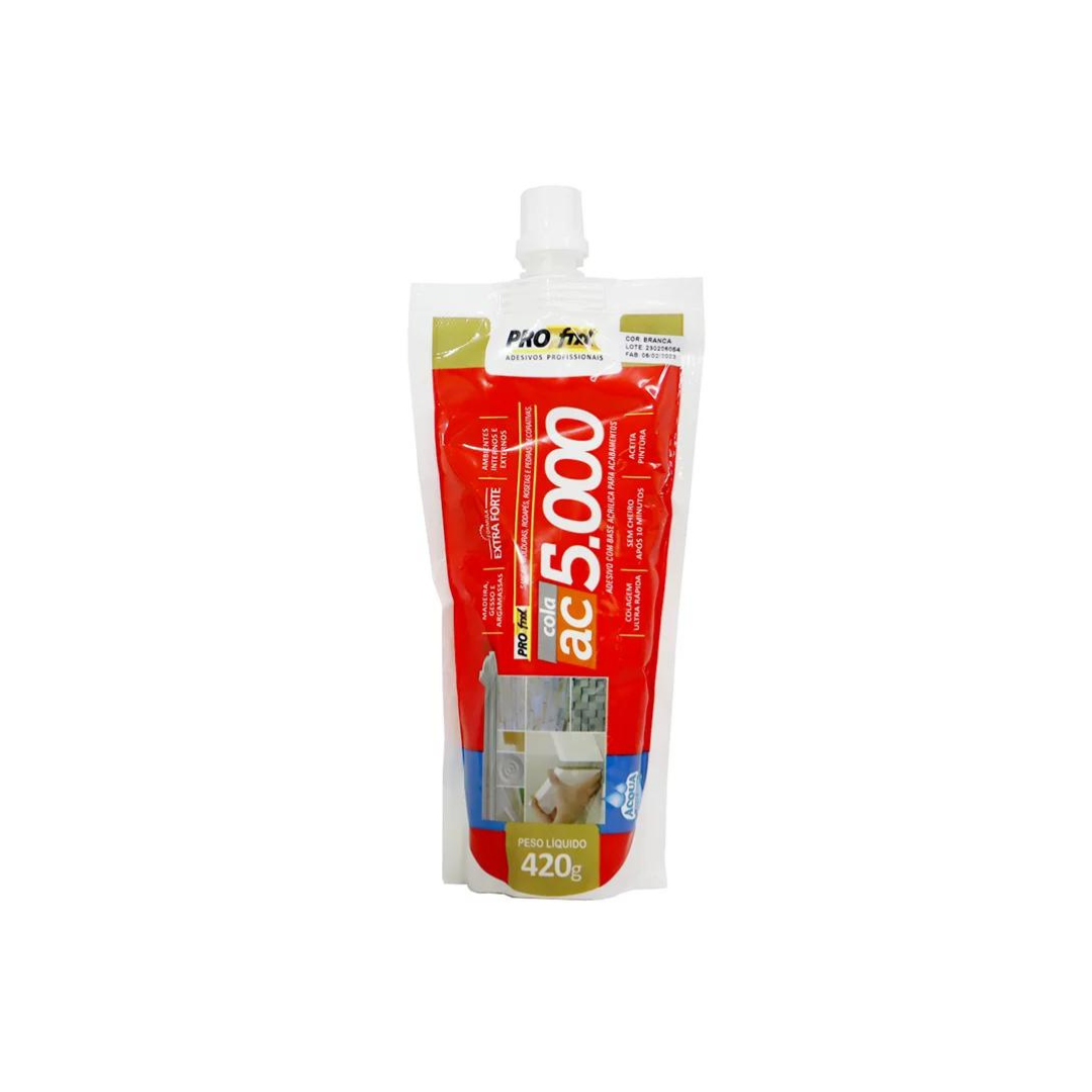 Cola Para Sanca Rodapé Moldura Ac5000 Bico Aplicador 420g