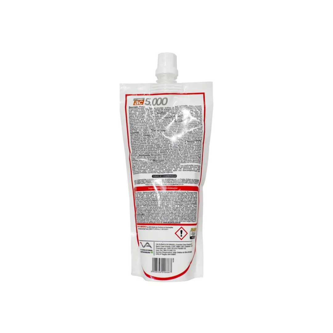 Cola Para Sanca Rodapé Moldura Ac5000 Bico Aplicador 420g
