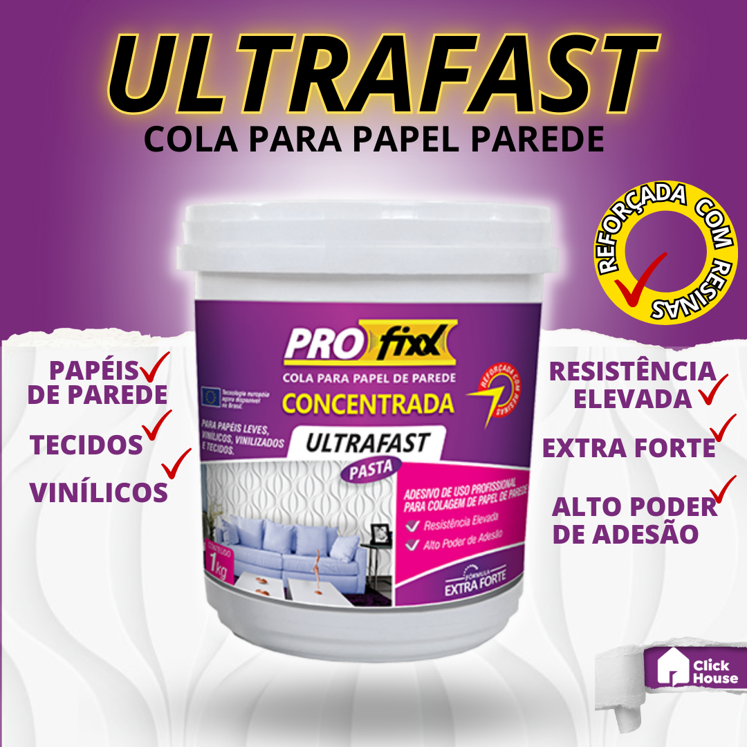 Cola Líquida Para Papel Parede E Tecido 900ml Dry Levis