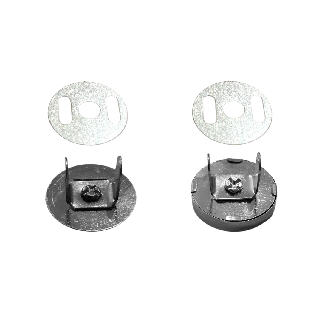 Botão Imã Magnético Imantado 18mm Prata Dourado Ônix 10 Uni