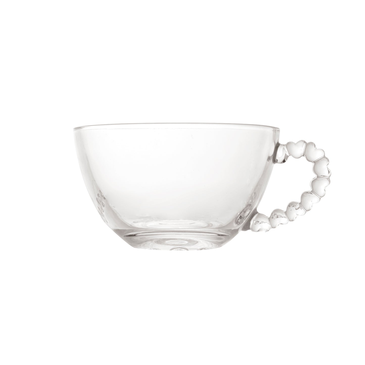 Xícara Café Pearl Chá Coração Cristal De Chumbo 80ml Lyor