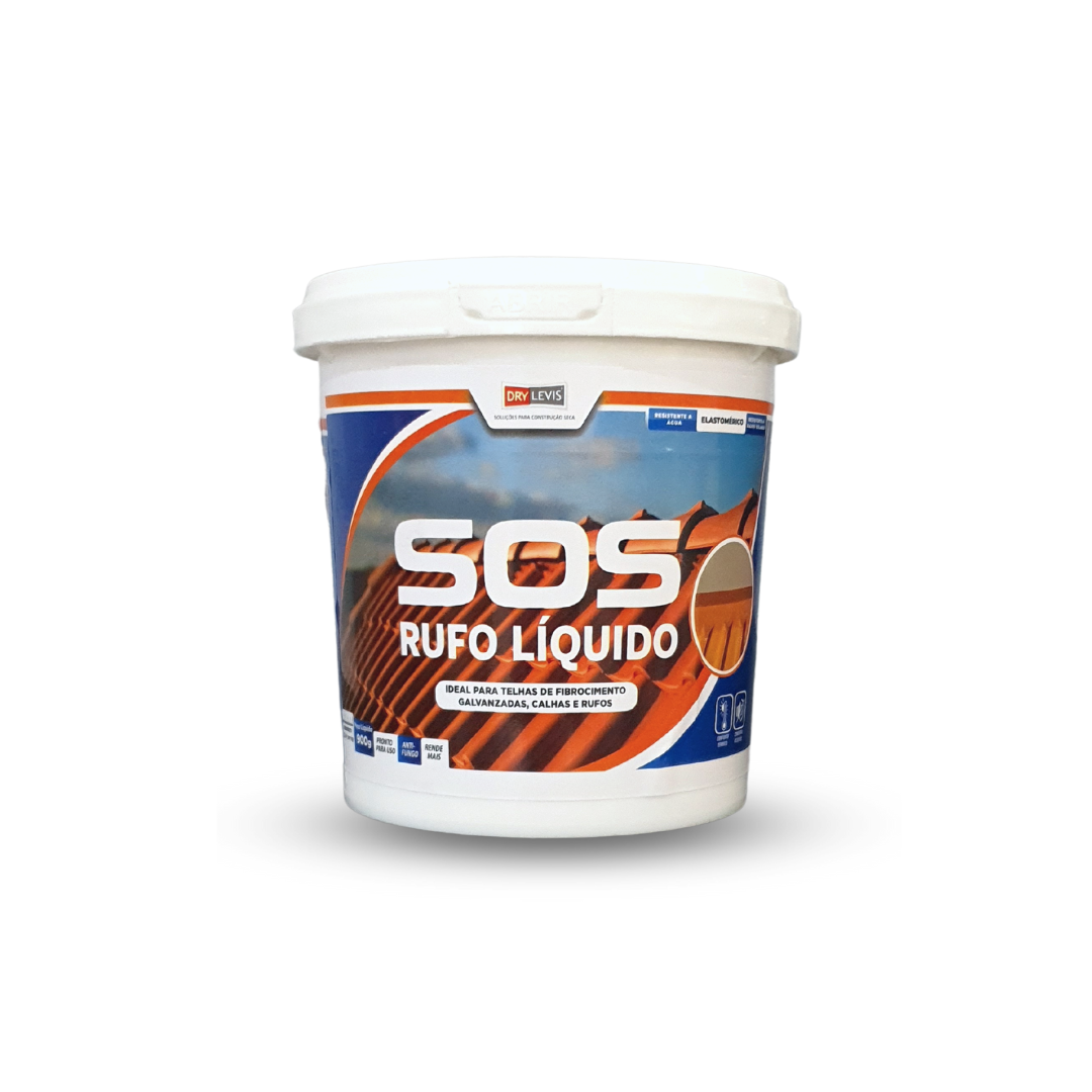 Sos Rufo Telhas Líquido 900ml Branco / Cinza - Dry Levis