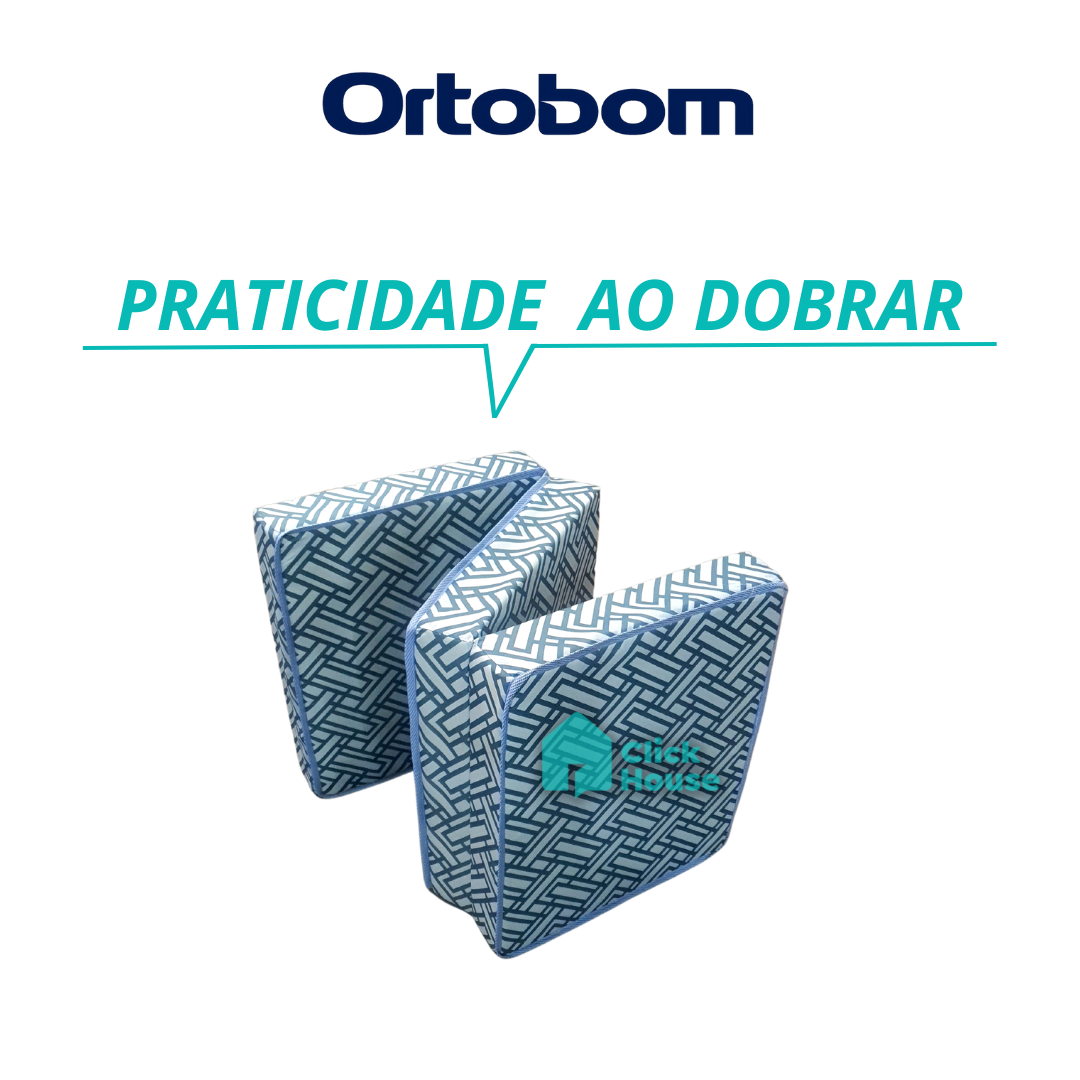 Puff Multiuso 3 Em 1 Colchão D20 + Travesseiro Vira Cama
