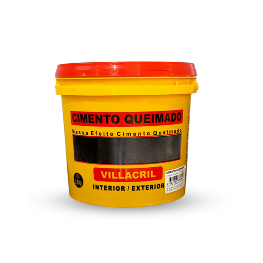 Massa Efeito Cimento Queimado Tinta Decorativa Textura 5,6kg
