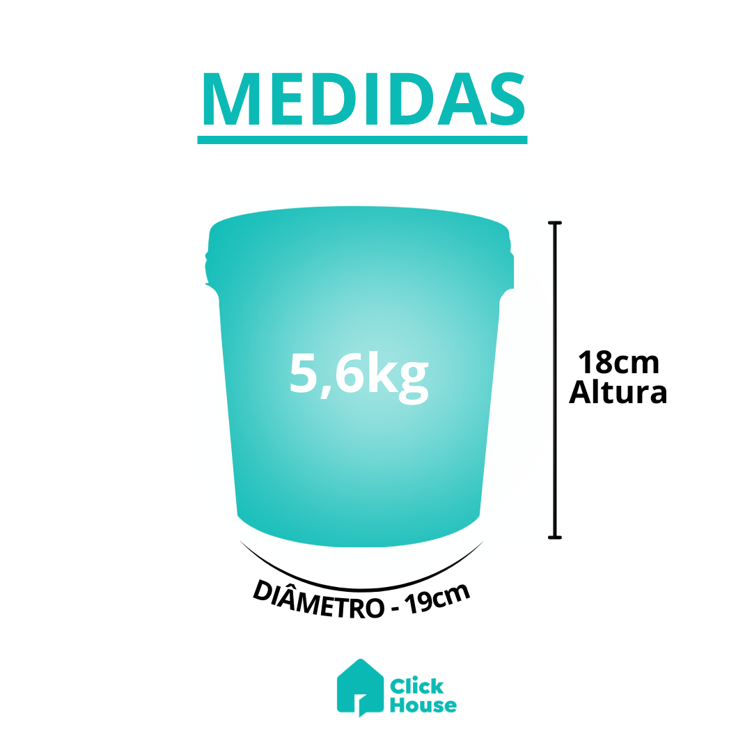 Massa Efeito Cimento Queimado Tinta Decorativa Textura 5,6kg