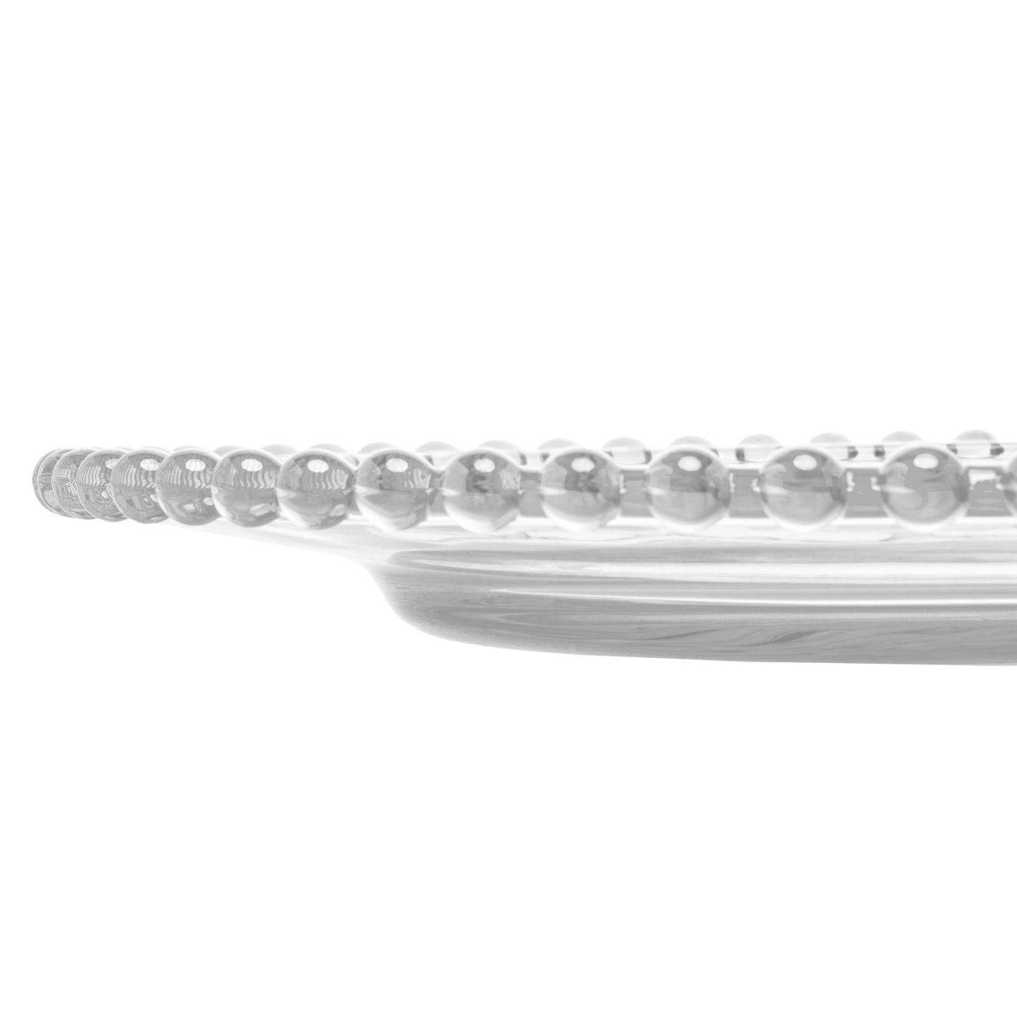 Prato Wolff Pearl De Cristal Incolor 28 Cm
