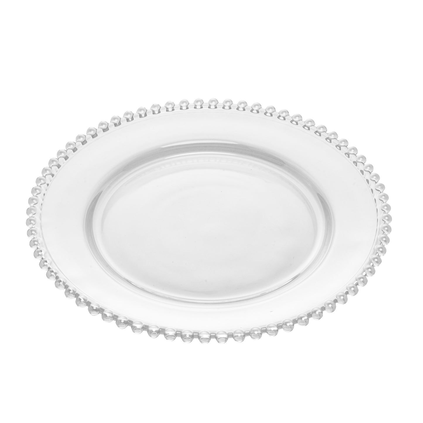 Prato Wolff Pearl De Cristal Incolor 28 Cm
