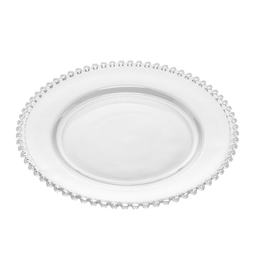 Prato Wolff Pearl De Cristal Incolor 28 Cm