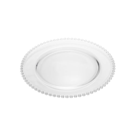 Sousplat Mesa Posta Cristal De Chumbo Pearl 32cm Wolff