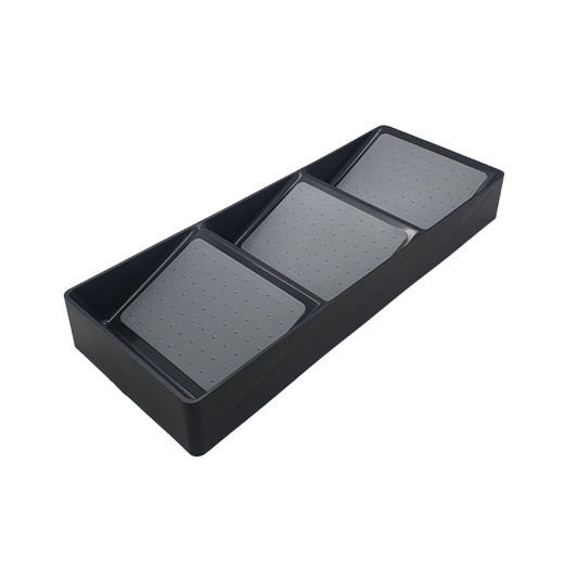Organizador Porta Condimentos Temperos 3 Divisórias De Potes