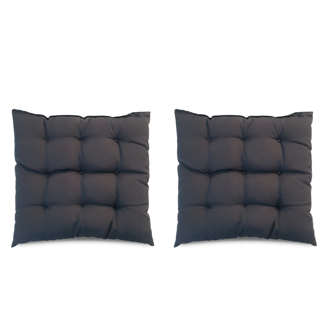 Assento Almofada Cadeira Futon 50x50 Cm Cores Variadas 2 Uni
