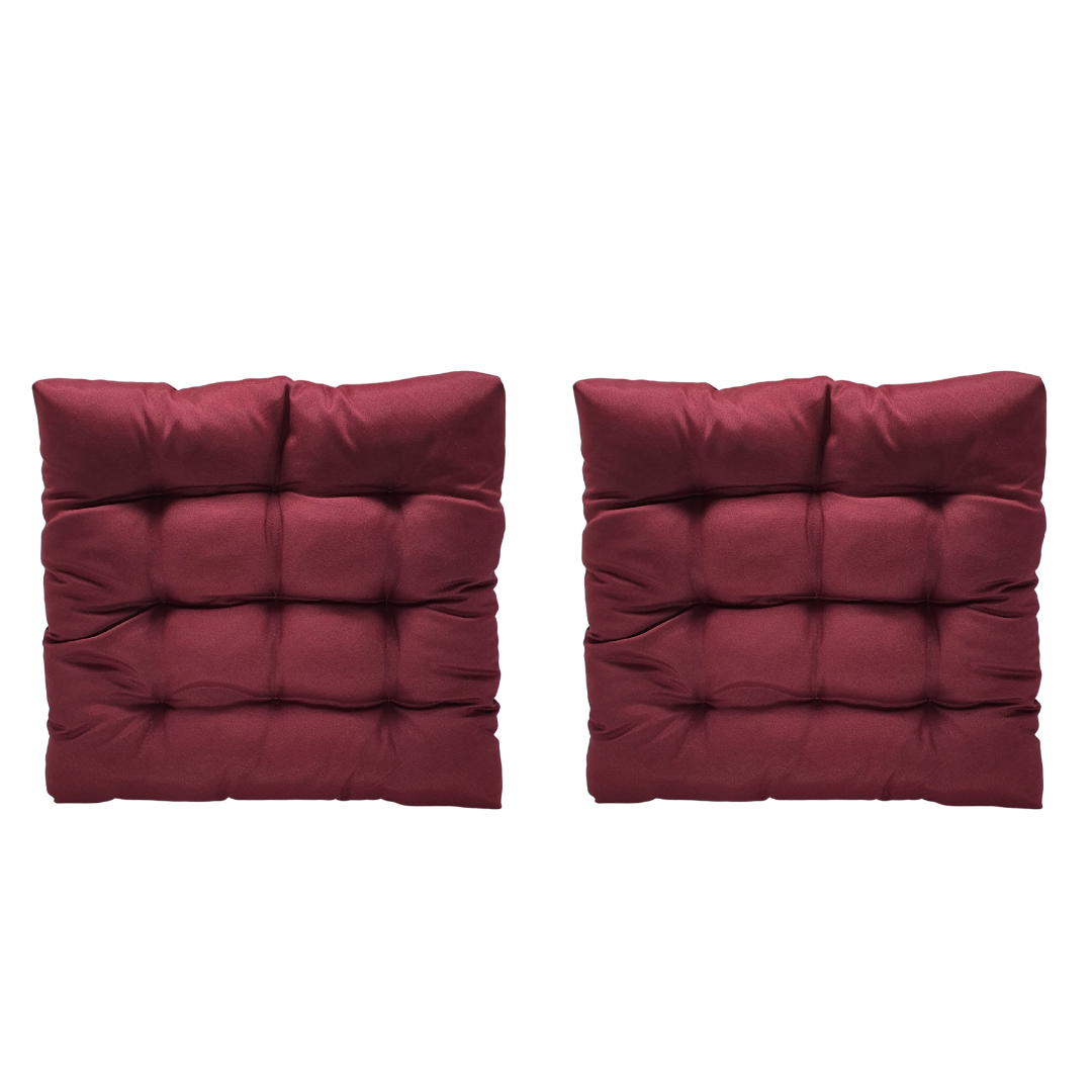 Assento Almofada Cadeira Futon 50x50 Cm Cores Variadas 2 Uni