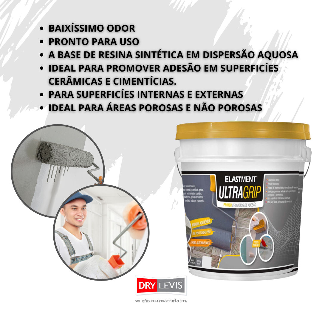 Tinta Promotor De Aderência Superficie Primer Dry Levis 1 Kg