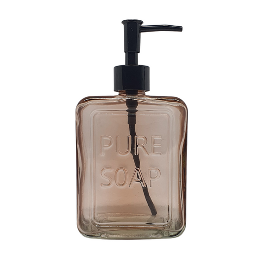 Porta Sabonete Líquido Vidro 550ml Álcool Gel Banheiro Pia