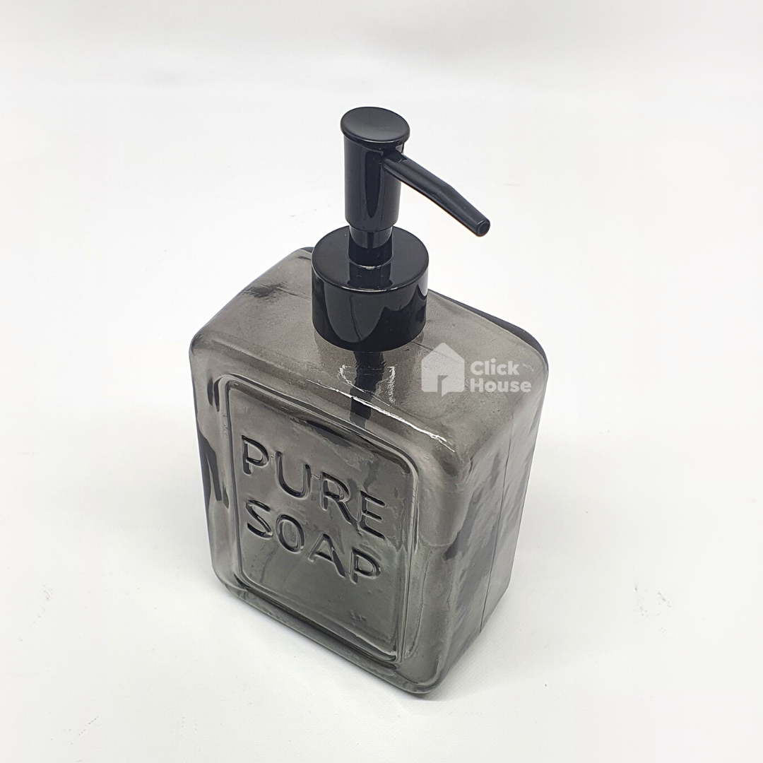 Porta Sabonete Líquido Vidro 550ml Álcool Gel Banheiro Pia